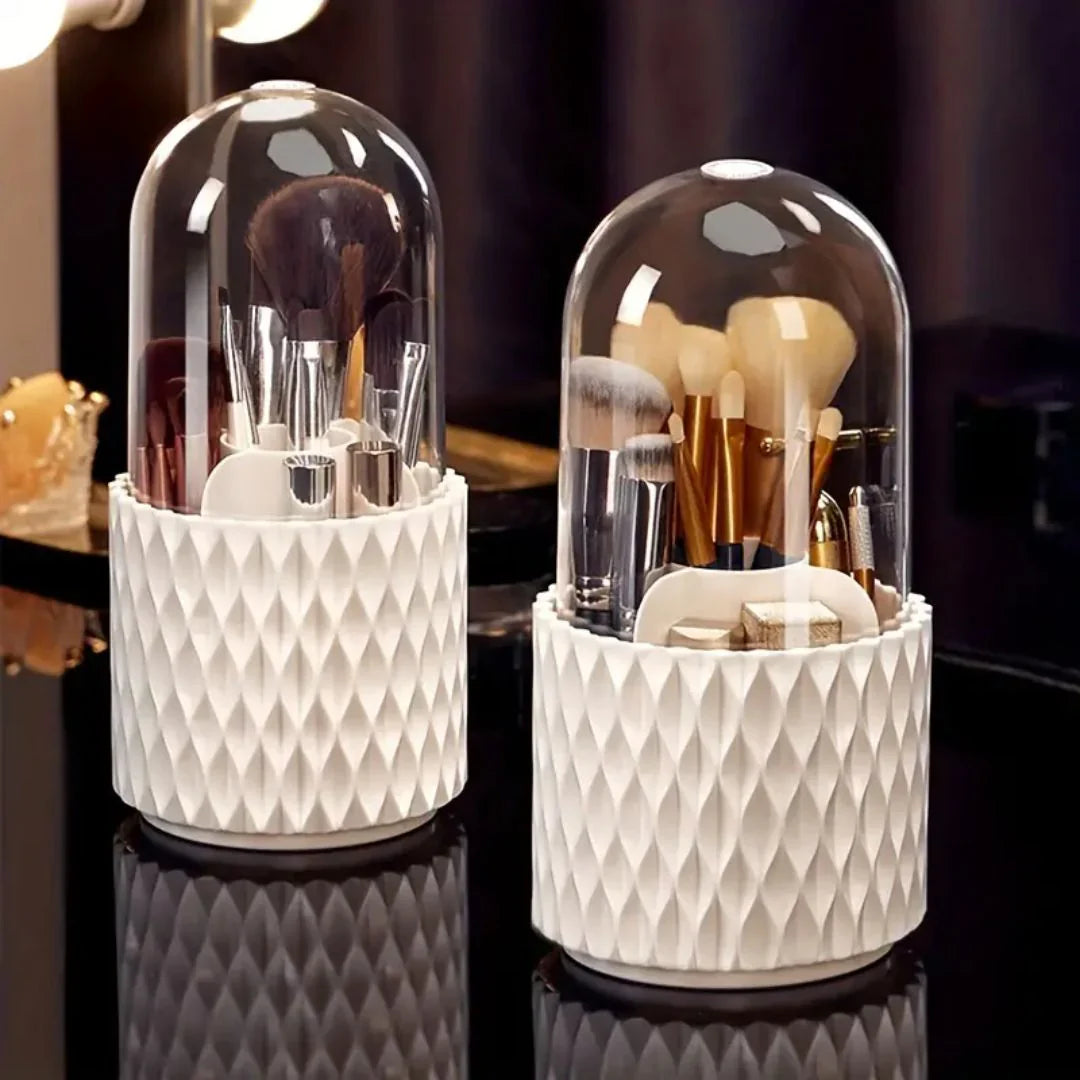 Luxury Make - Up Brush Holder With Protective Cover