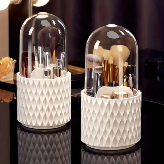 Luxury Make - Up Brush Holder With Protective Cover