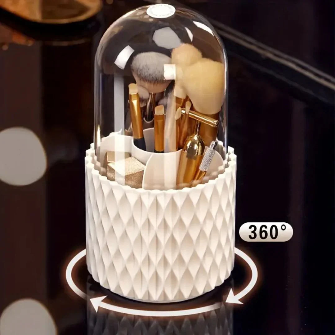 Luxury Make - Up Brush Holder With Protective Cover