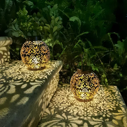 Weatherproof LED Solar Pendant Light for the Garden