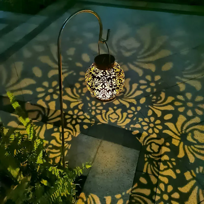 Weatherproof LED Solar Pendant Light for the Garden