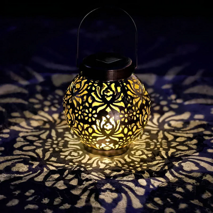 Weatherproof LED Solar Pendant Light for the Garden
