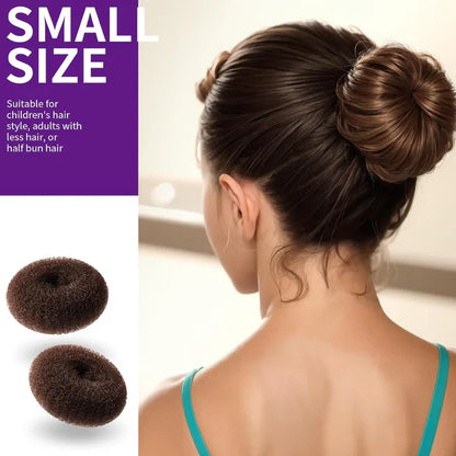 Donut Bun Helper Set – 7 Rings & Accessories