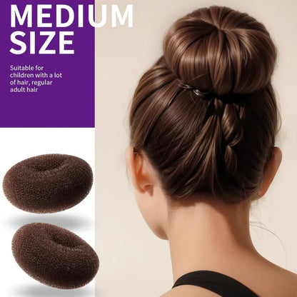 Donut Bun Helper Set – 7 Rings & Accessories