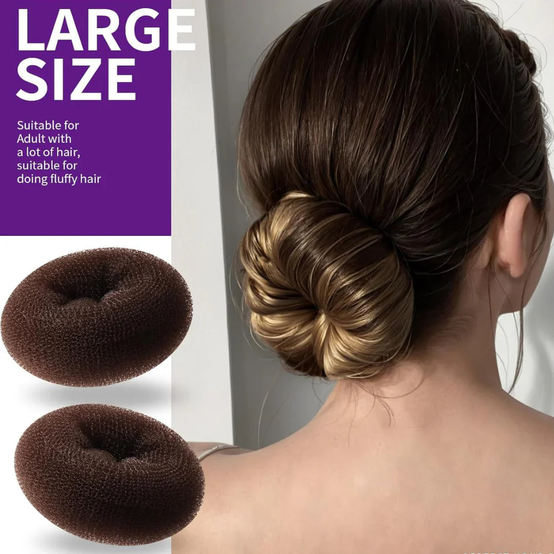 Donut Bun Helper Set – 7 Rings & Accessories