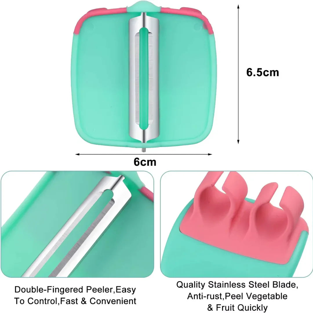 4 - Piece Finger Vegetable Peeler Set