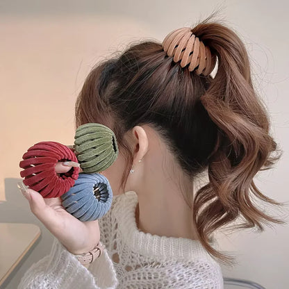 Stylish Bird's Nest Hair Clips – Set of 3