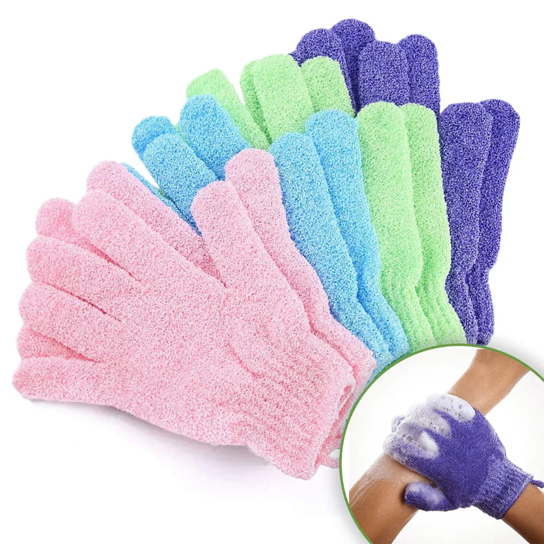 Exfoliating Bath Gloves – Set of 2