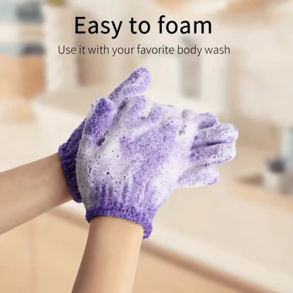 Exfoliating Bath Gloves – Set of 2