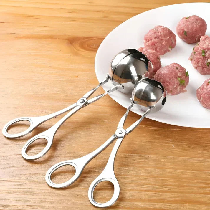 Stainless Steel Meatball Shaper - Meatball Tongs for Perfect Meatballs
