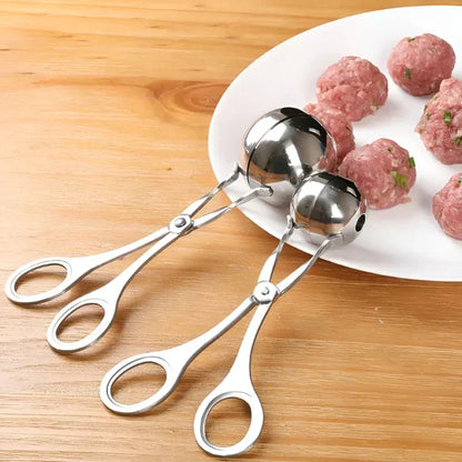 Stainless Steel Meatball Shaper - Meatball Tongs for Perfect Meatballs