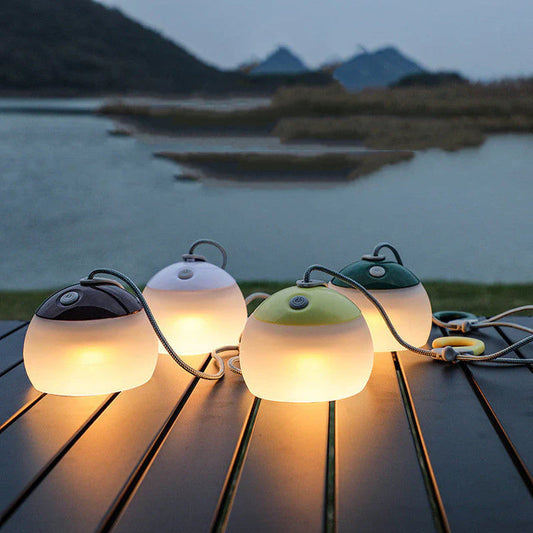 Retro Led Camping Lamp With Versatile Use