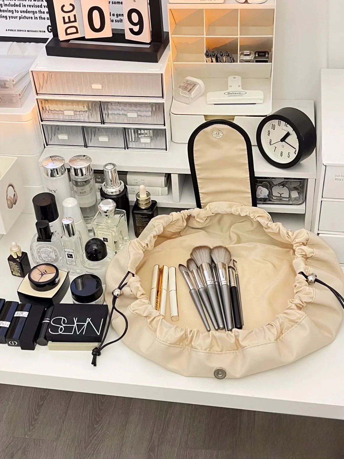 Waterproof Cosmetic Bag with Ample Storage Space