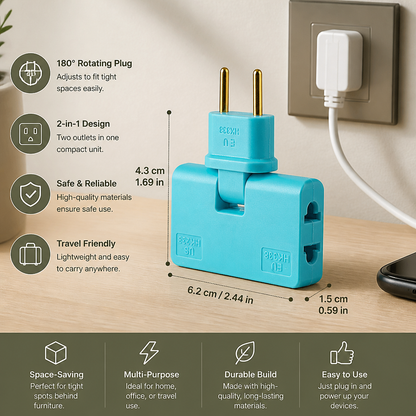 Multi-Angle Power Outlet – Practical Solution for Tight Spaces