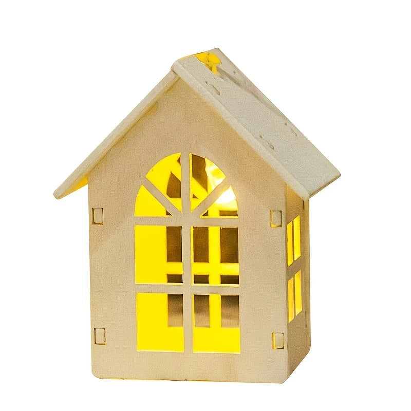 LED Fairy Lights With Mini Houses - Decorative Christmas Lighting For Indoors