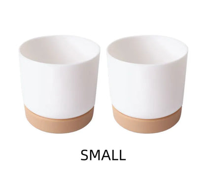 Self - Watering Flower Pot for Orchids and Plants - Plastic Planter