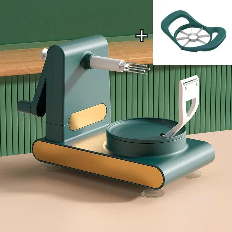 Simple Vegetable And Fruit Peeler With Hand Crank - For Effortless Peeling