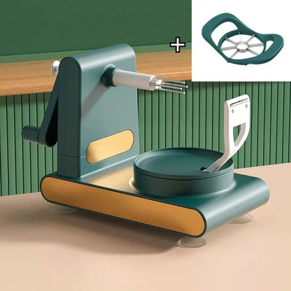 Simple Vegetable And Fruit Peeler With Hand Crank - For Effortless Peeling