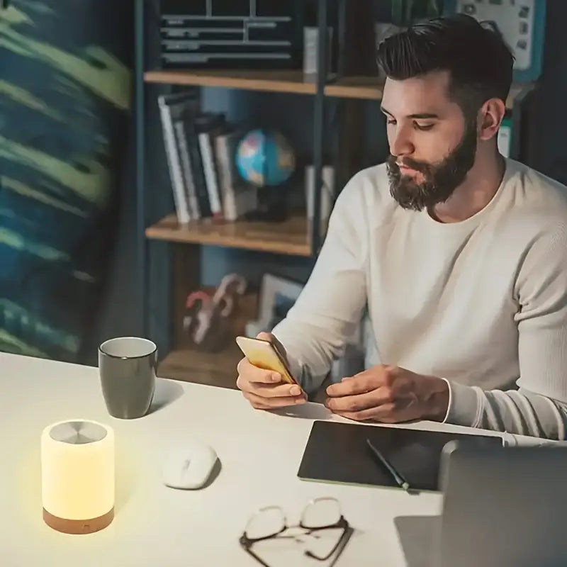 Dimmable LED Night Light With Modern Design And Colour Change