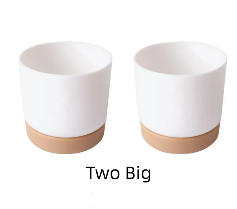 Self - Watering Flower Pot for Orchids and Plants - Plastic Planter