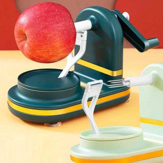 Simple Vegetable And Fruit Peeler With Hand Crank - For Effortless Peeling