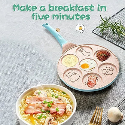 Breakfast Frying Pan For Children - Fun Pancake & Fried Egg Moulds