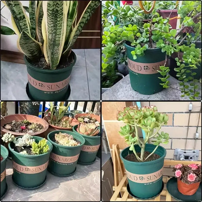 Robust Plastic Plant Pot - Weatherproof Flower Pot for Garden and Balcony