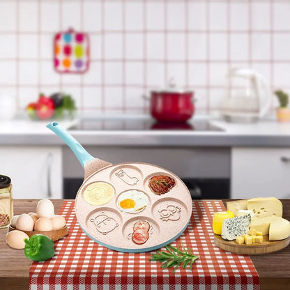 Breakfast Frying Pan For Children - Fun Pancake & Fried Egg Moulds