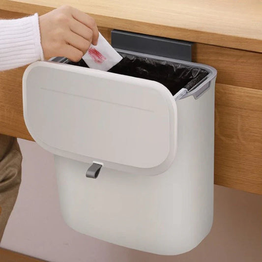 Practical Kitchen Waste Bin for Wall Mounting - Swivelling Waste Bin for Kitchen , Bathroom and Office