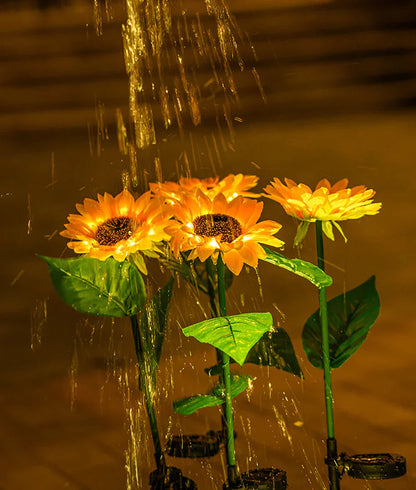 Waterproof Solar Sunflower Lamp for Garden & Patio
