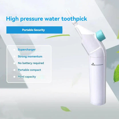 Portable High-pressure Water Flosser - Professional Tooth Cleaner With Oral Irrigator