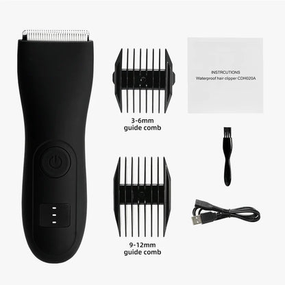 Men's Body Hair Trimmer And Women's Shaver With Bikini Attachment