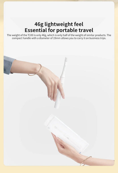 Electric Sonic Toothbrush - Waterproof and USB Rechargeable