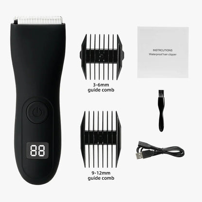 Men's Body Hair Trimmer And Women's Shaver With Bikini Attachment