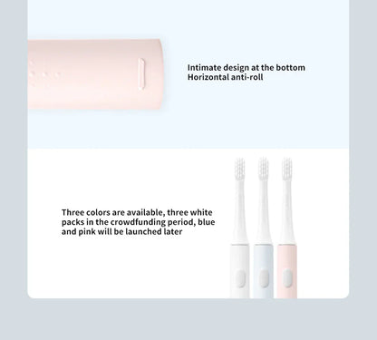 Electric Sonic Toothbrush - Waterproof and USB Rechargeable