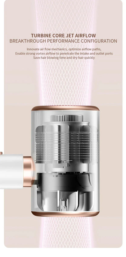 High-Performance Hair Dryer 2400W with Hot and Cold Air Function - Ion Technology