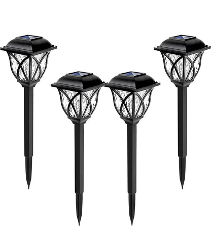 Solar Garden Lighting with Natural Charm - Elegant Lamps for Outdoors