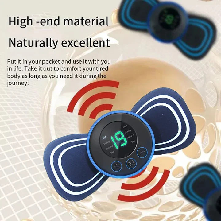 Portable Electric Neck Massager | With Pad & Remote Control For Targeted Relaxation