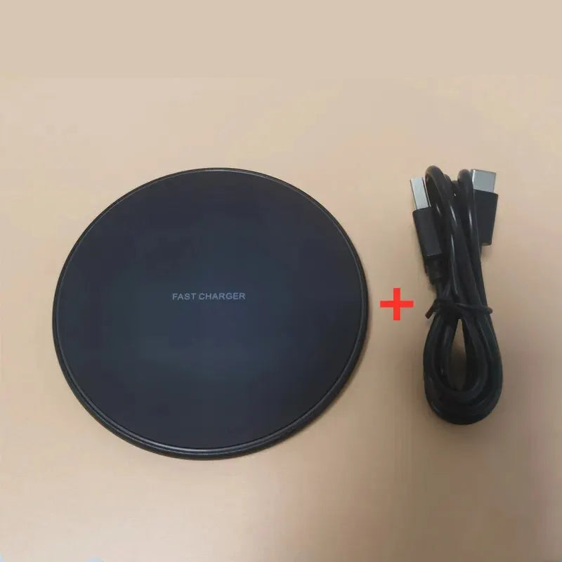 30w Wireless Fast Charger Induction Charging Pad For iPhone And Android