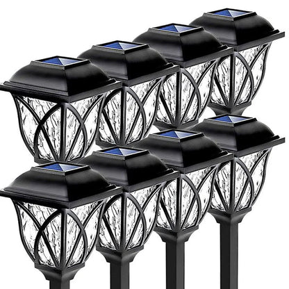 Solar Garden Lighting with Natural Charm - Elegant Lamps for Outdoors
