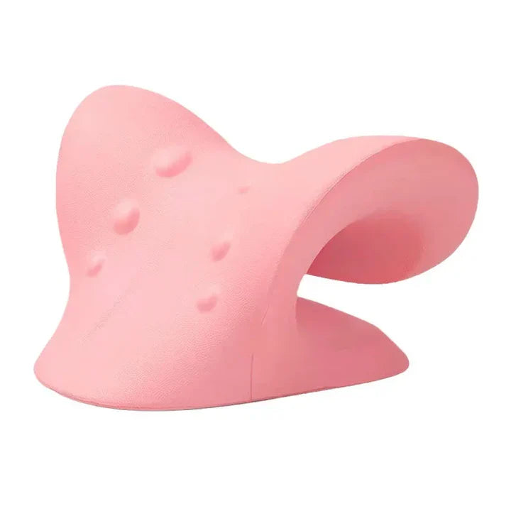 Neck And Shoulder Stretcher - Cervical Traction Cushion For Vertebral Alignment And Massage