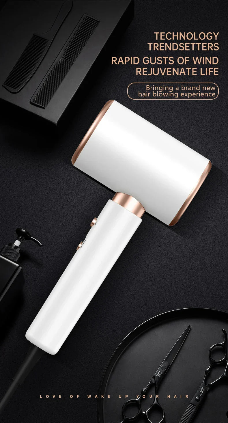 High-Performance Hair Dryer 2400W with Hot and Cold Air Function - Ion Technology