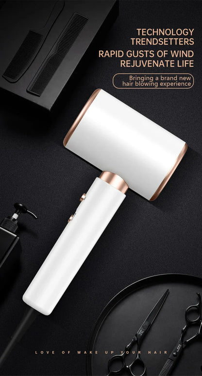 High-Performance Hair Dryer 2400W with Hot and Cold Air Function - Ion Technology