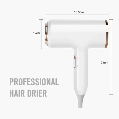 High-Performance Hair Dryer 2400W with Hot and Cold Air Function - Ion Technology