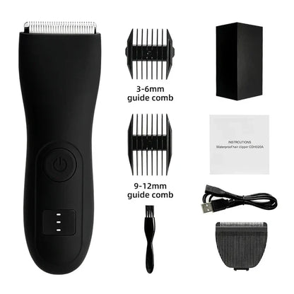 Men's Body Hair Trimmer And Women's Shaver With Bikini Attachment