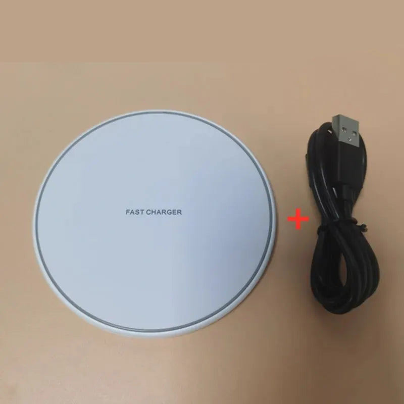 30w Wireless Fast Charger Induction Charging Pad For iPhone And Android