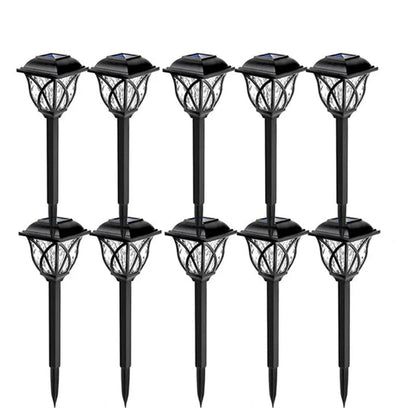 Solar Garden Lighting with Natural Charm - Elegant Lamps for Outdoors