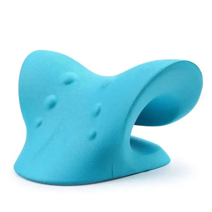 Neck And Shoulder Stretcher - Cervical Traction Cushion For Vertebral Alignment And Massage