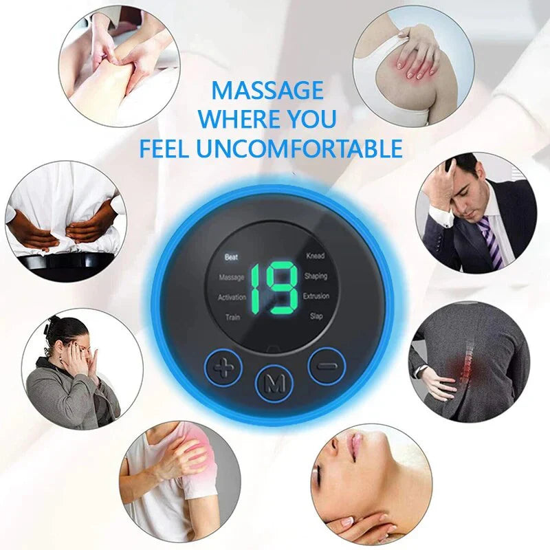 Portable Electric Neck Massager | With Pad & Remote Control For Targeted Relaxation