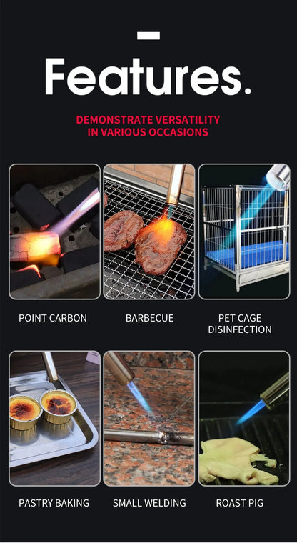 Portable Butane Gas Burner - Perfect For BBQ , Camping & Kitchen